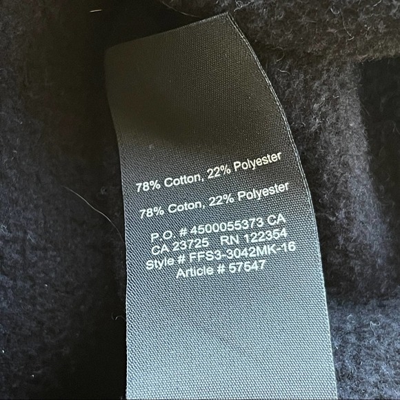 TNA Aritzia Sweater Adult Medium Black Purple Baltic Spiro Embroidered Hoodie - Picture 7 of 7